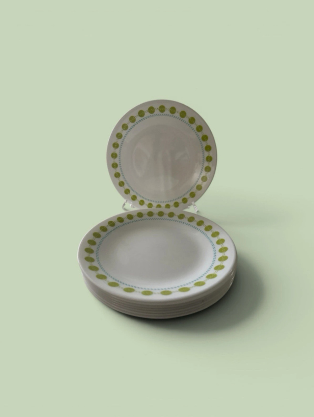 Corelle | Set Of 8 South Beach 6 3/4" Bread/ Dessert Plates - Picture 2 of 3